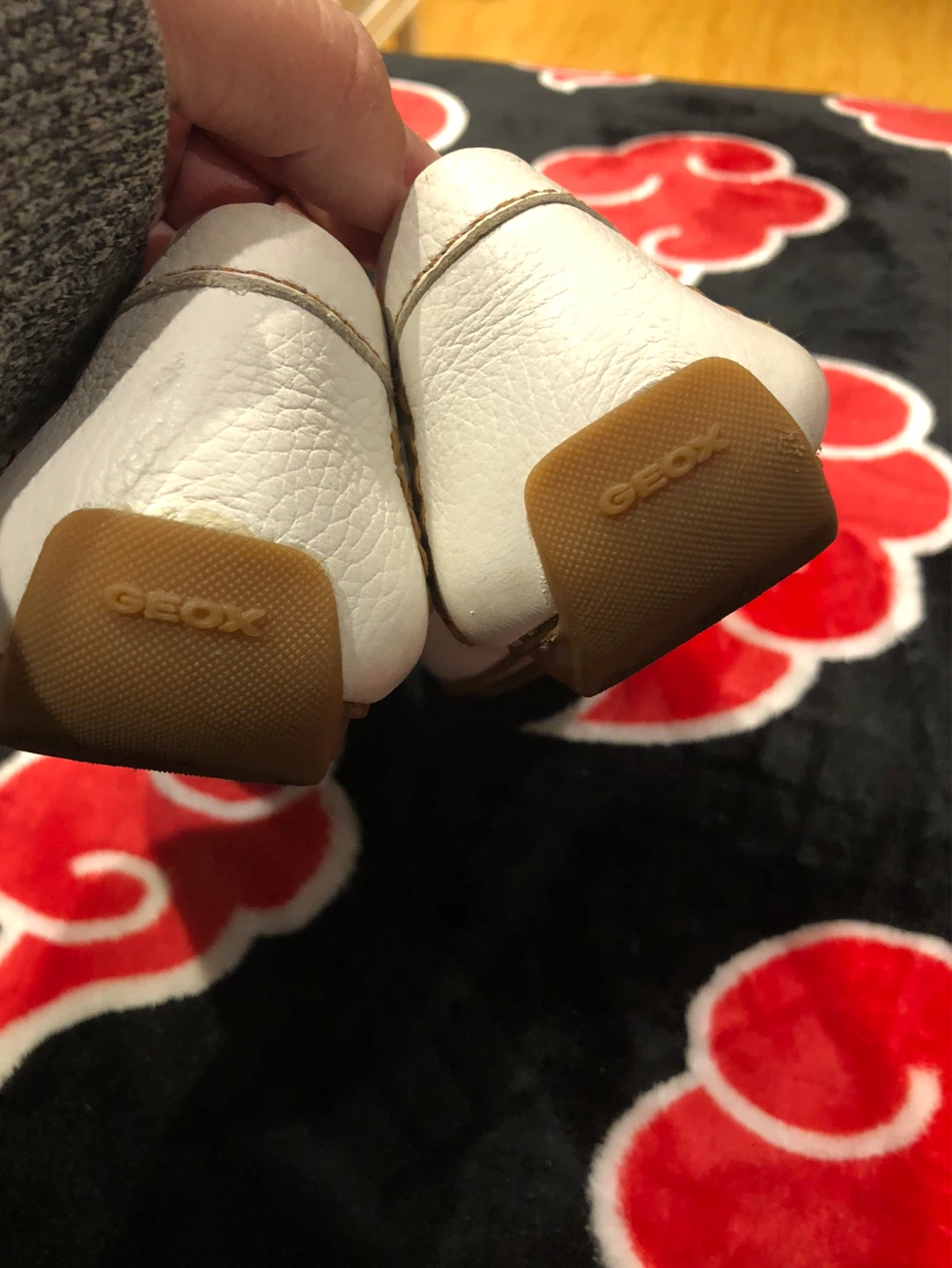 Geox White Leather Loafers - Size 8 - photo 2