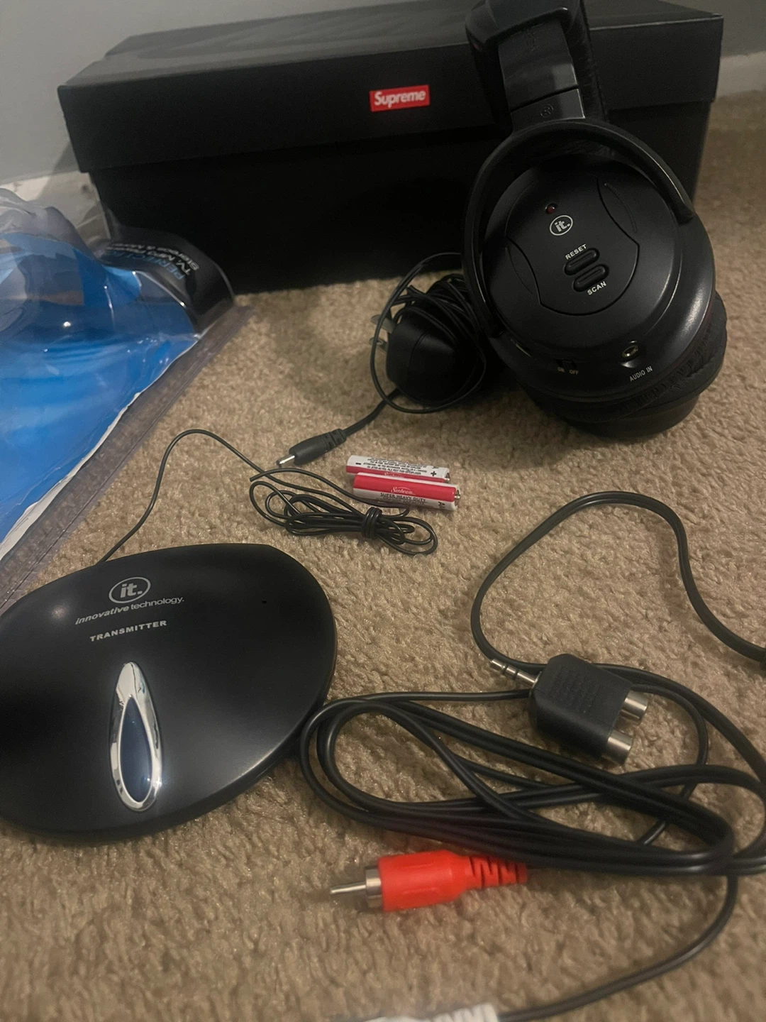 Innovative Technology Wireless Headphones Headset & Transmitter - photo 3