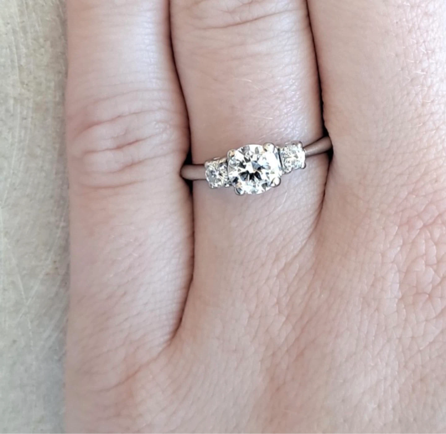 Trinity Diamond engagement ring
