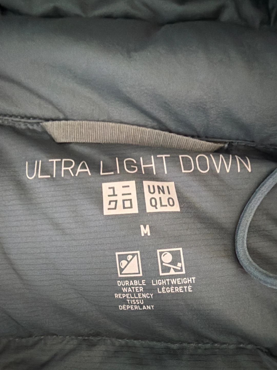 Uniqlo Ultra Light Down Jacket Medium Grey - photo 2