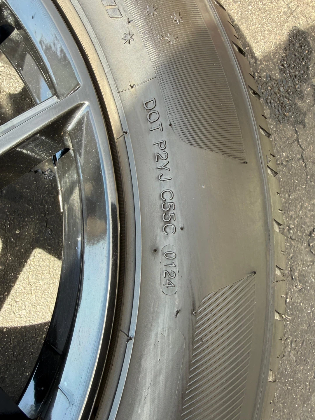 Set of 4 Altenzo PD-WII 255/50R19 Tires and Rims - photo 5