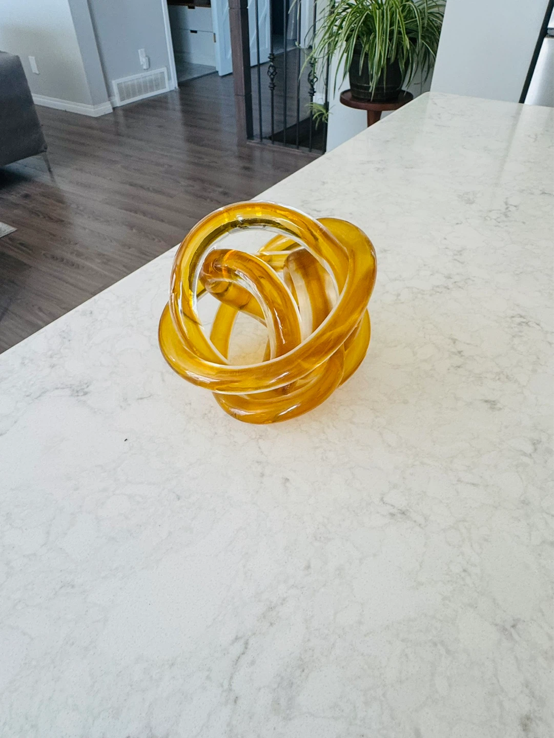 Home sense gold decor items fake flowers pot - photo 3
