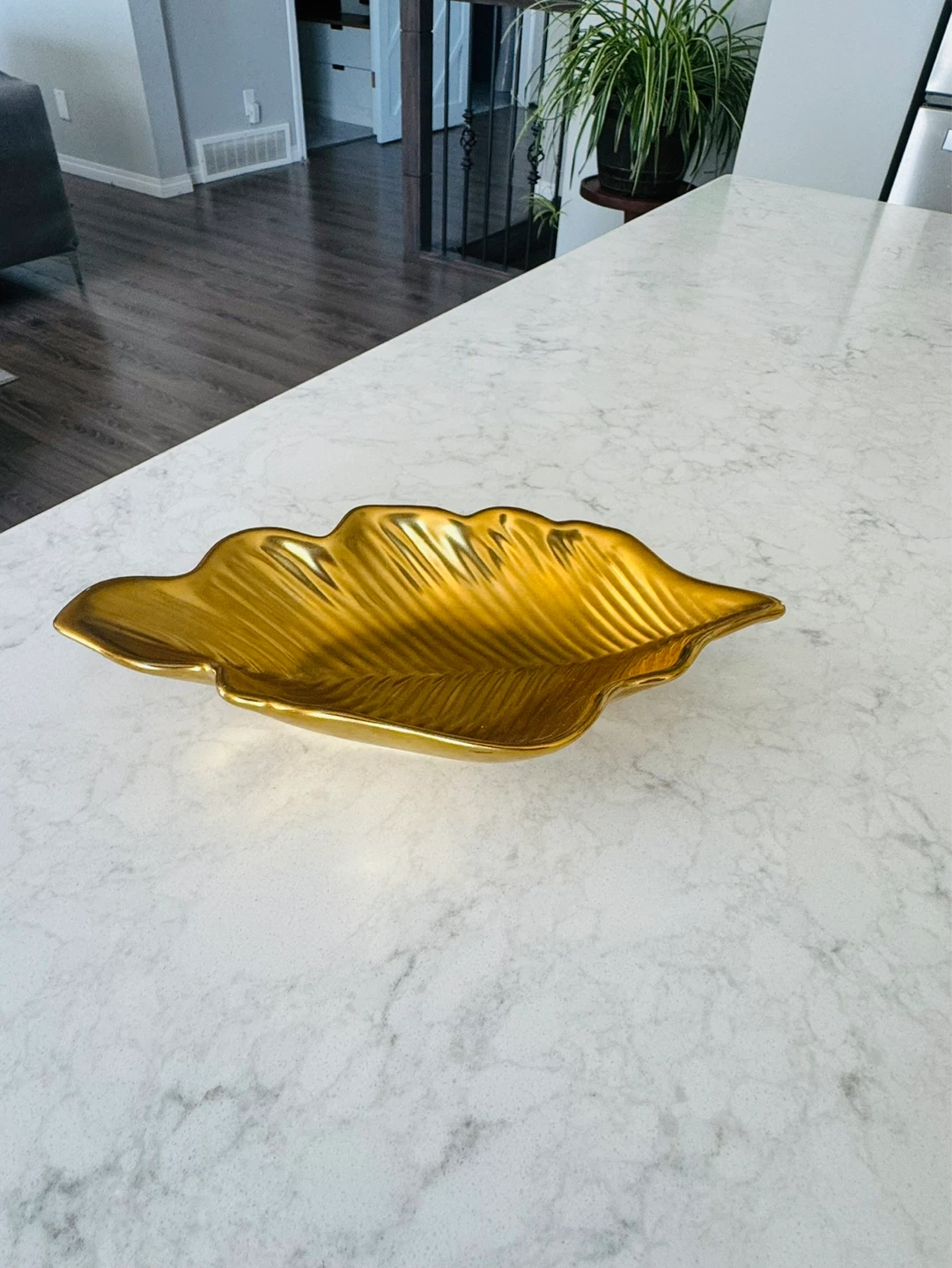 Home sense gold decor items fake flowers pot - photo 2
