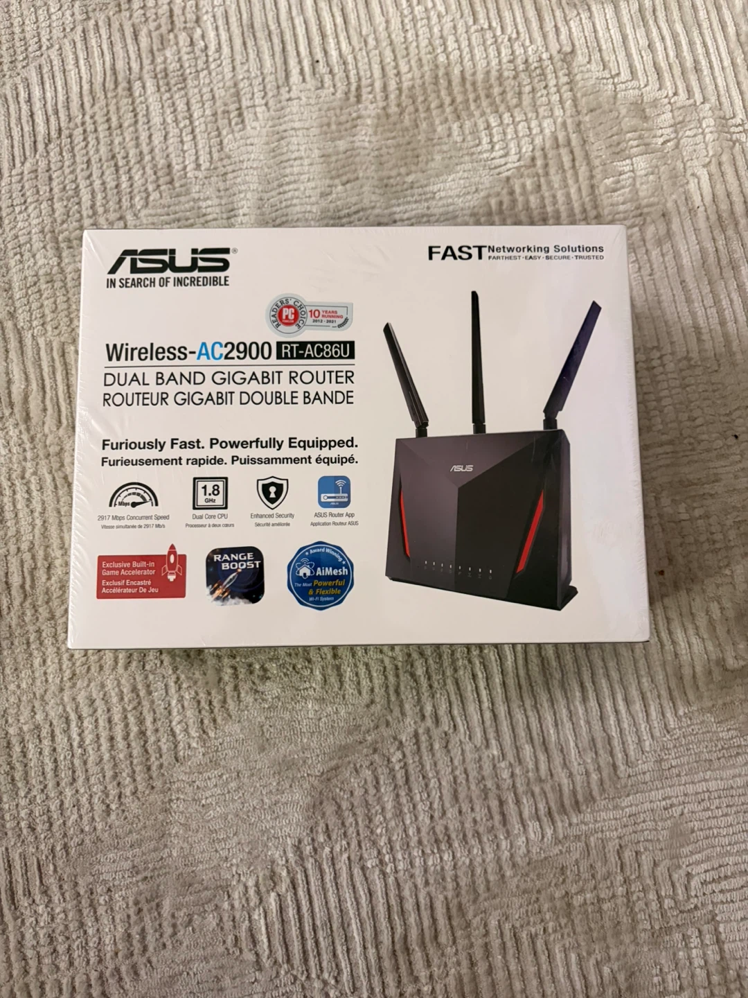 ASUS RT-AC86U Wireless-AC2900 Dual Band Gigabit Router