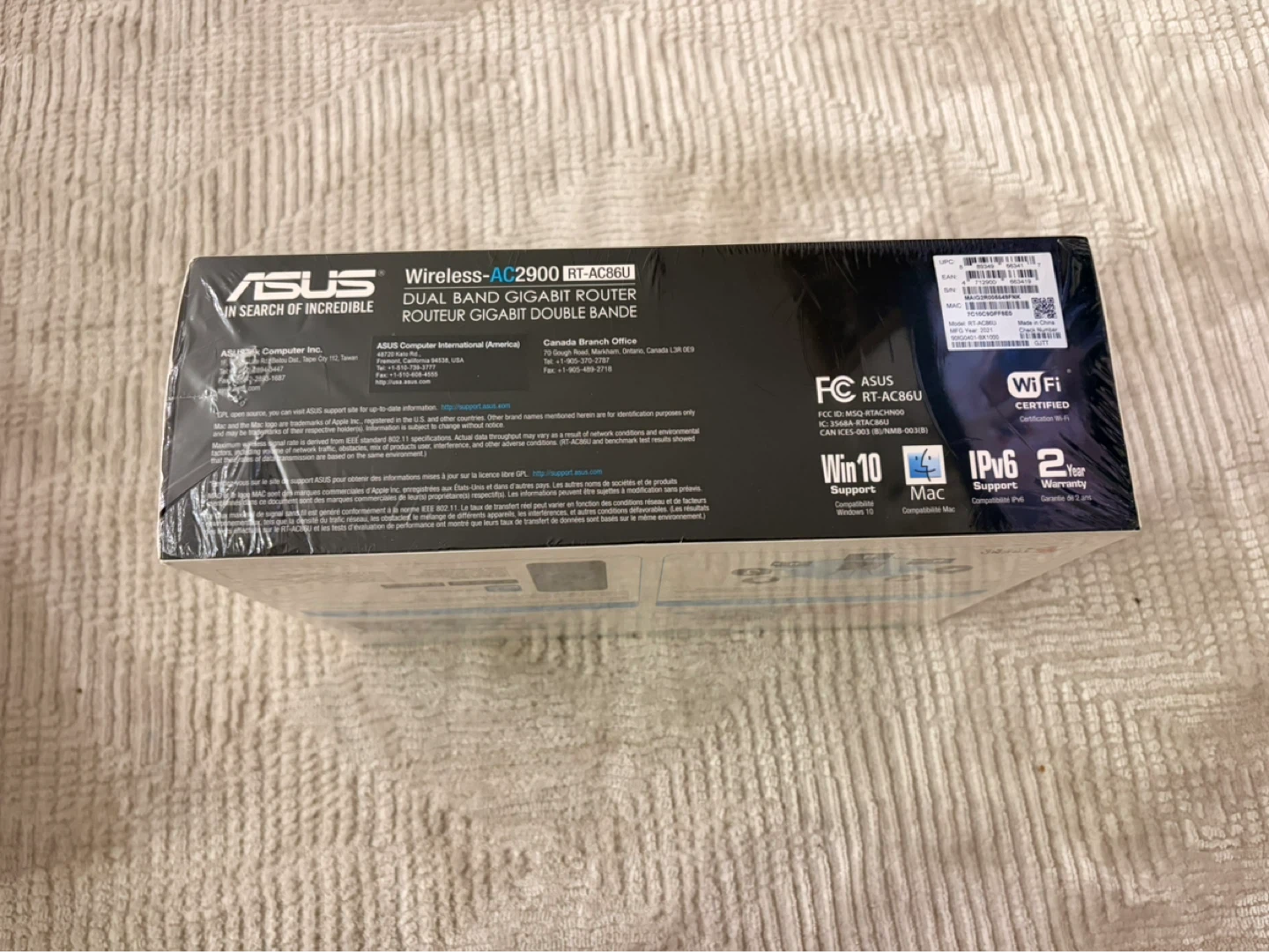 ASUS RT-AC86U Wireless-AC2900 Dual Band Gigabit Router - photo 2