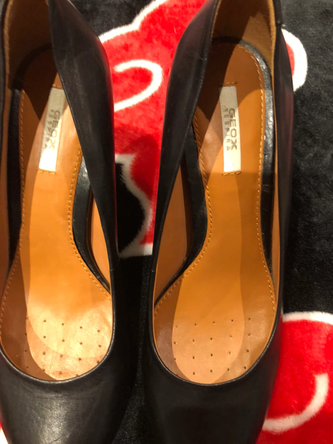 Geox Black Leather Heels - photo 3