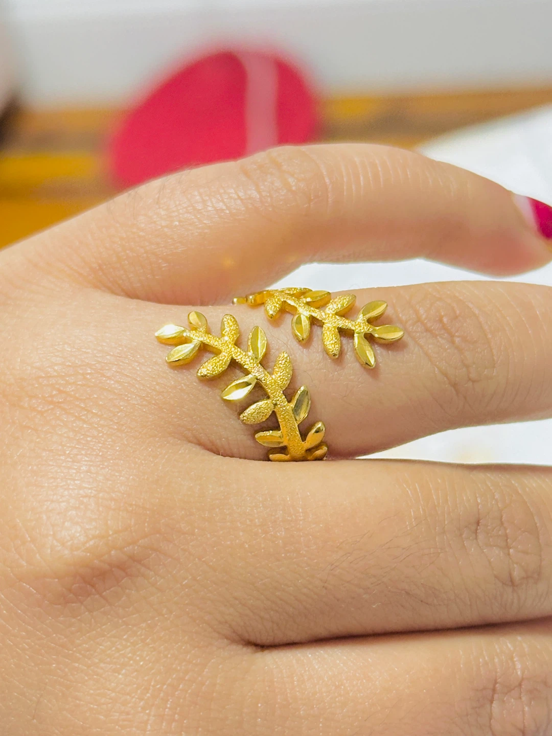 Gold Leaf Wrap Ring