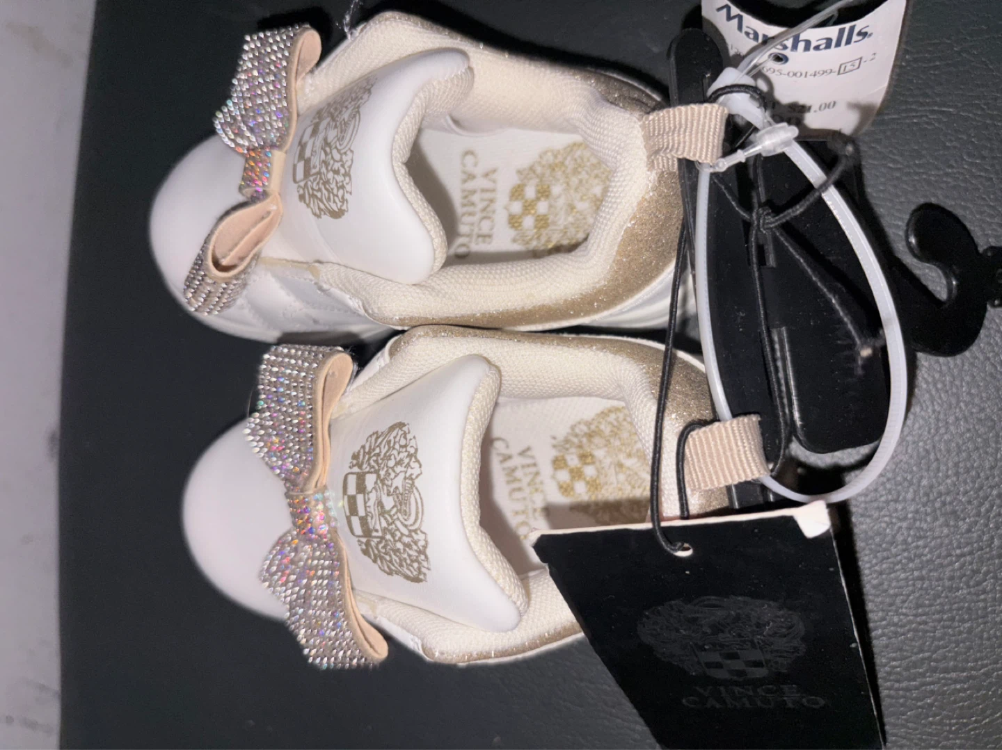 Vince Camuto White Sparkle Bow Toddler Shoes - photo 2