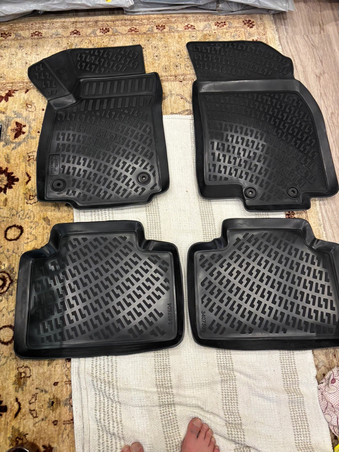 RizLiner Floor Mats – Hyundai Santa Cruz 2022–2026 (Full Set)