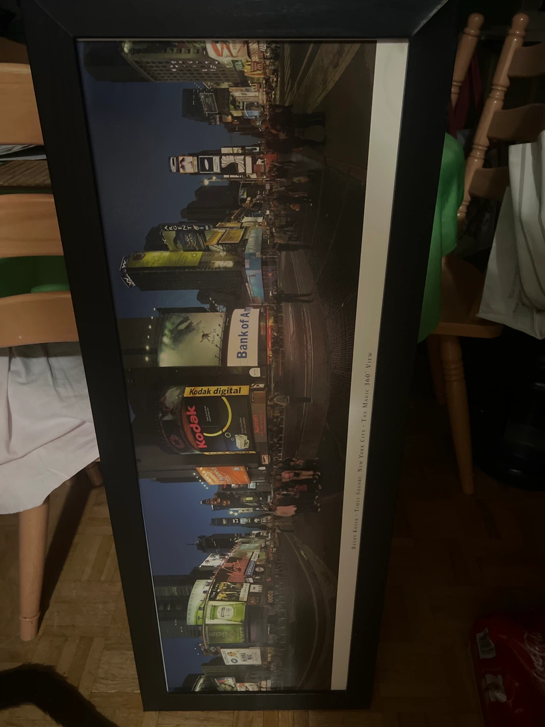 Framed Times Square New York City Panoramic Print