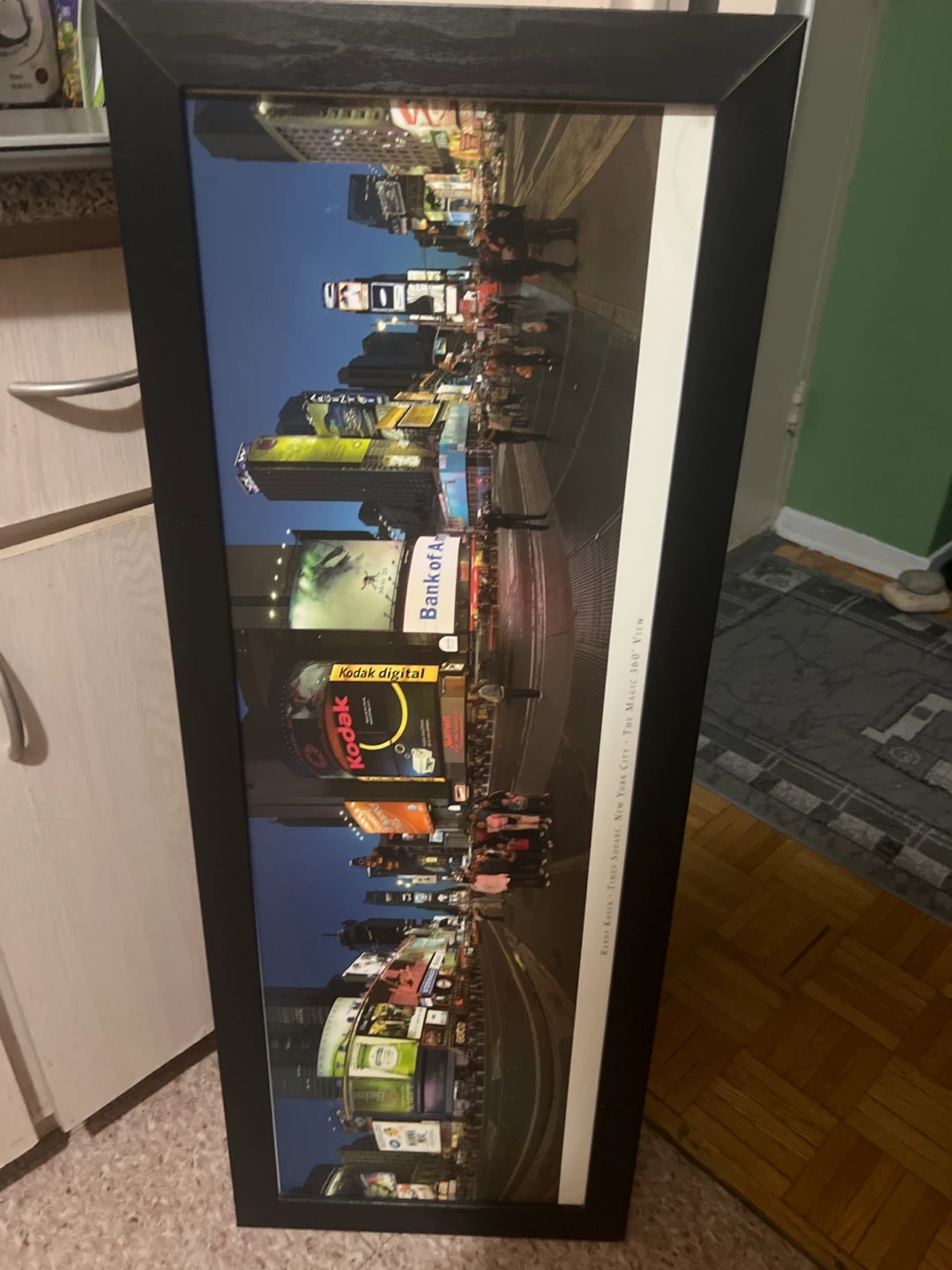 Framed Times Square New York City Panoramic Print - photo 2