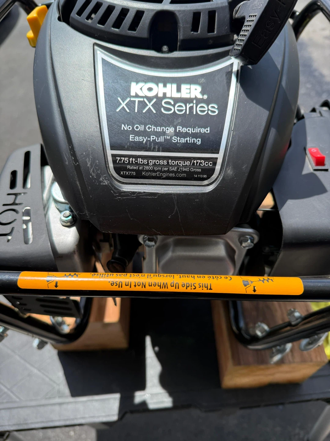 Kohler XTX Series 173cc Earth Auger - photo 2