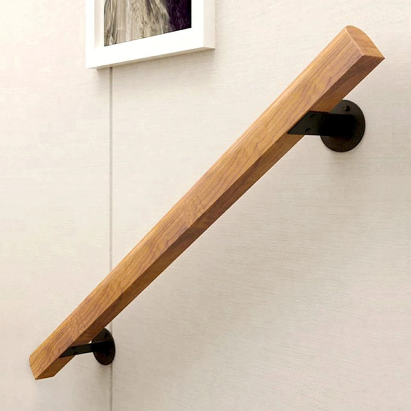 Wooden Stair Handrail 3ft