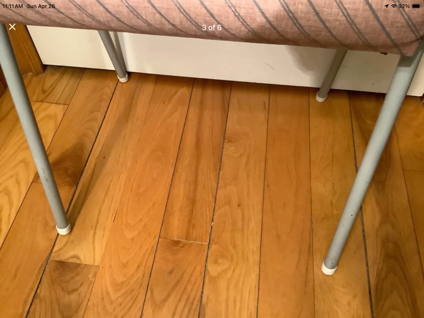 Vintage Cushioned Chrome Stool 🐞 - photo 3