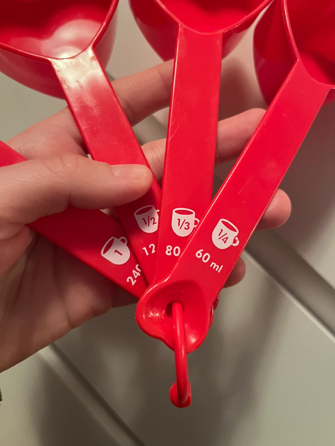 Red Heart Measuring Cups Set - photo 3