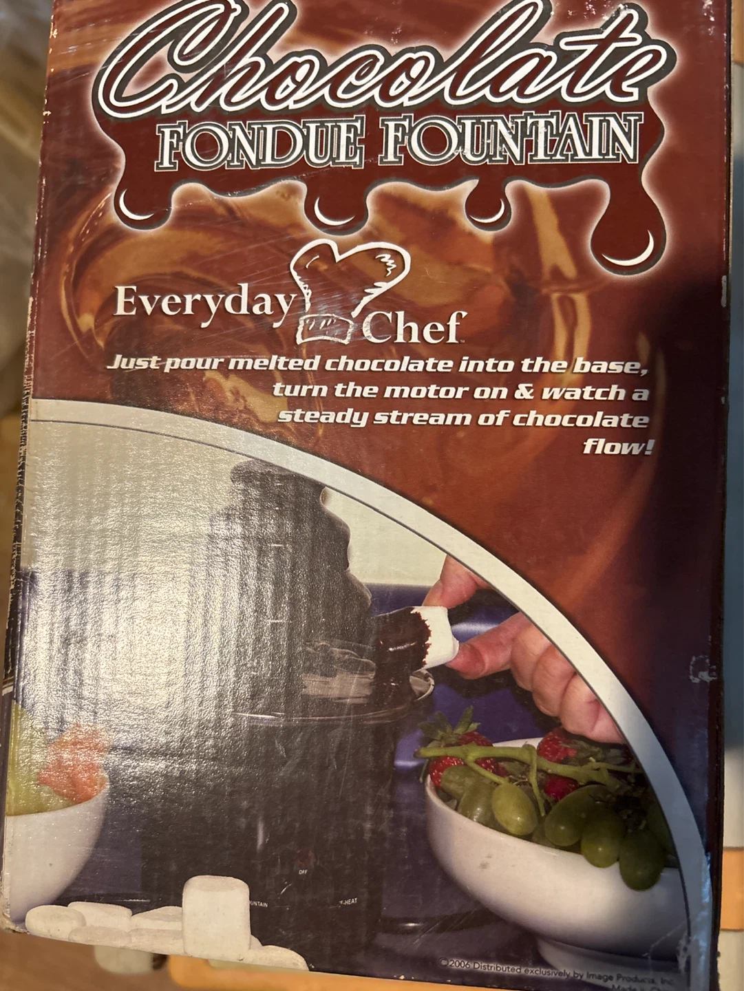 Everyday Chef Chocolate Fondue Fountain