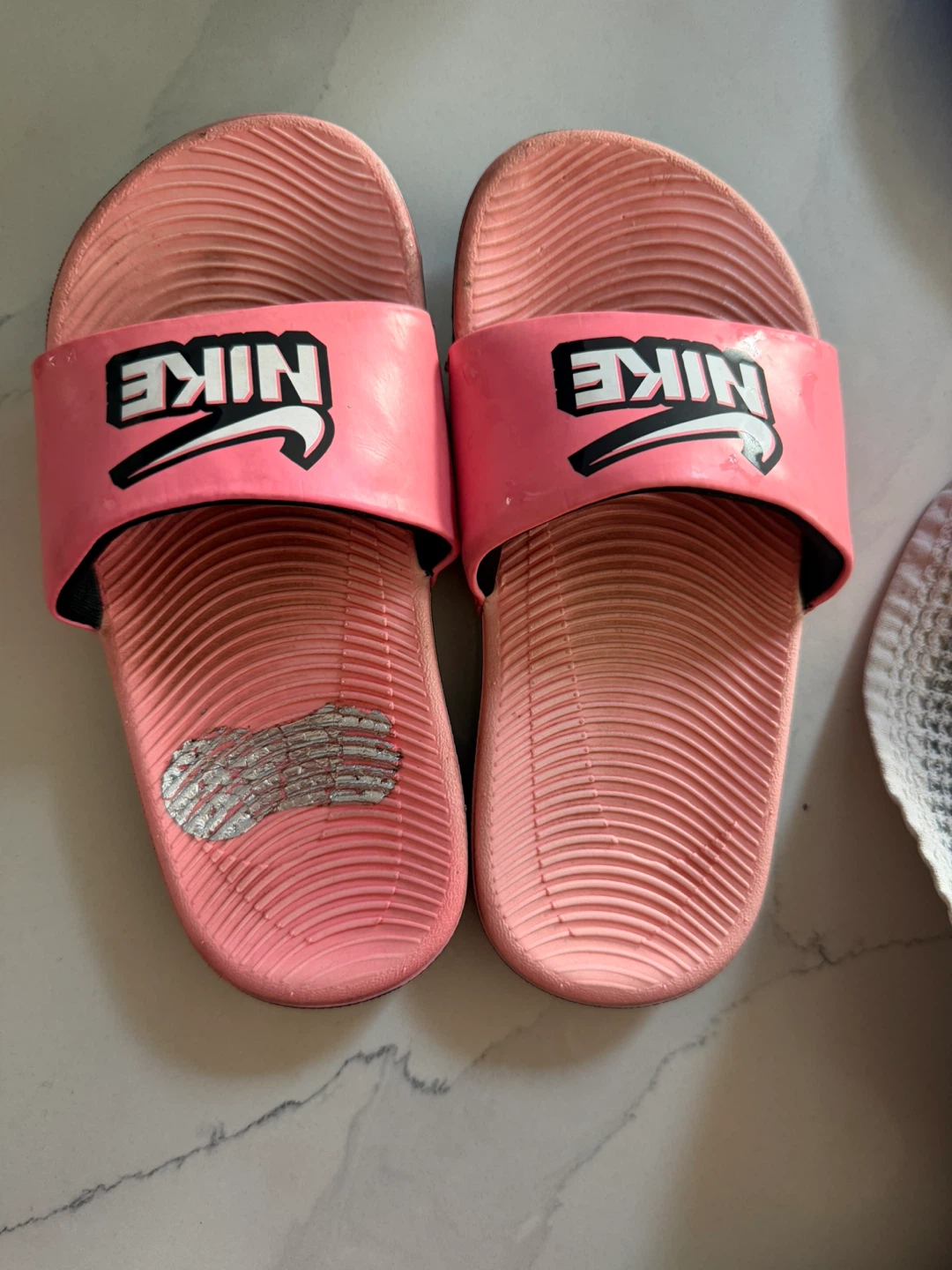 Pink Nike Slides