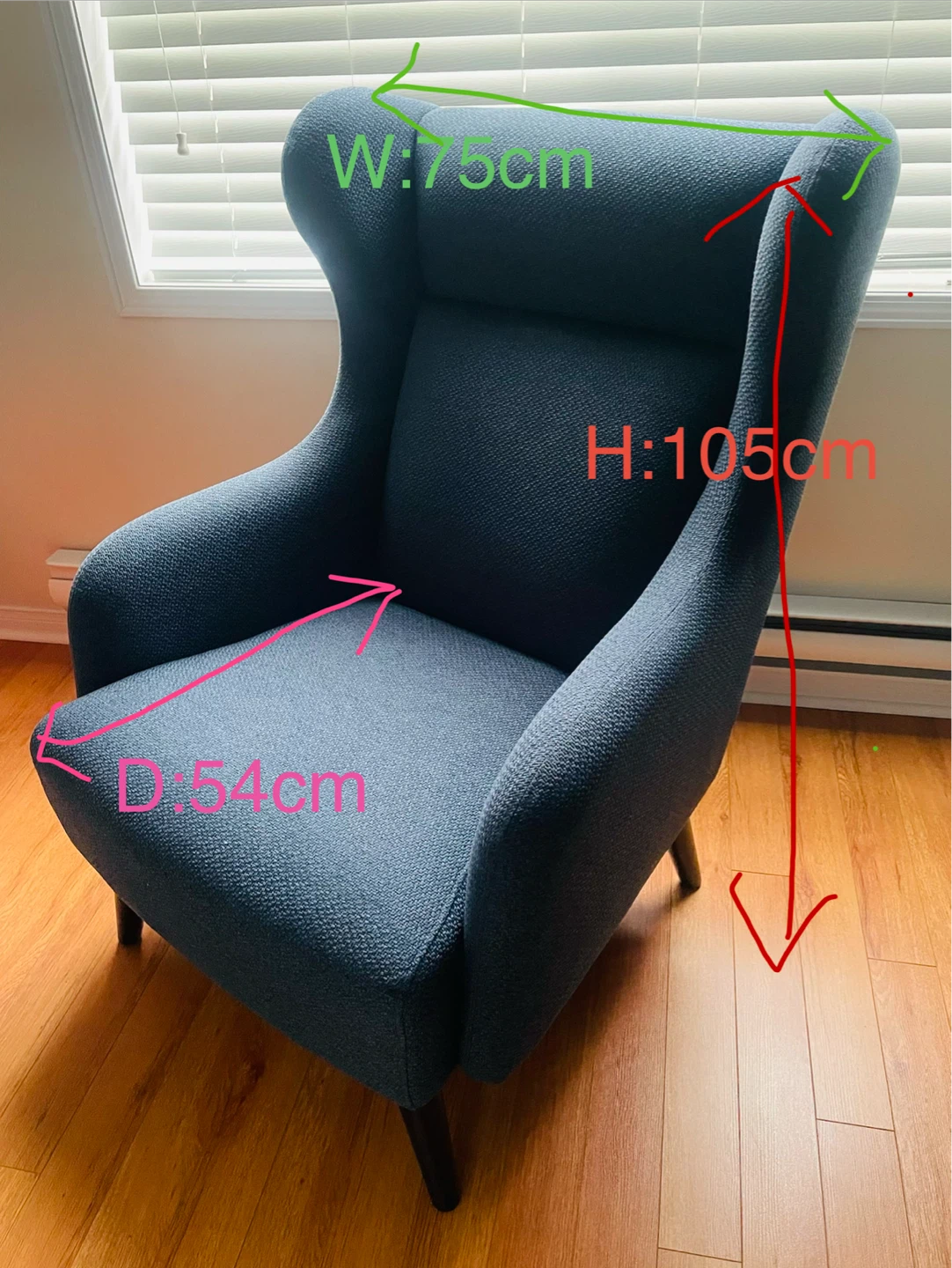 Structube Wingback Armchair - photo 5