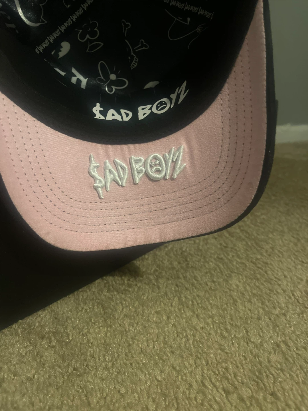 Sad Boyz 4 Life Embroidered Black Cap - photo 4