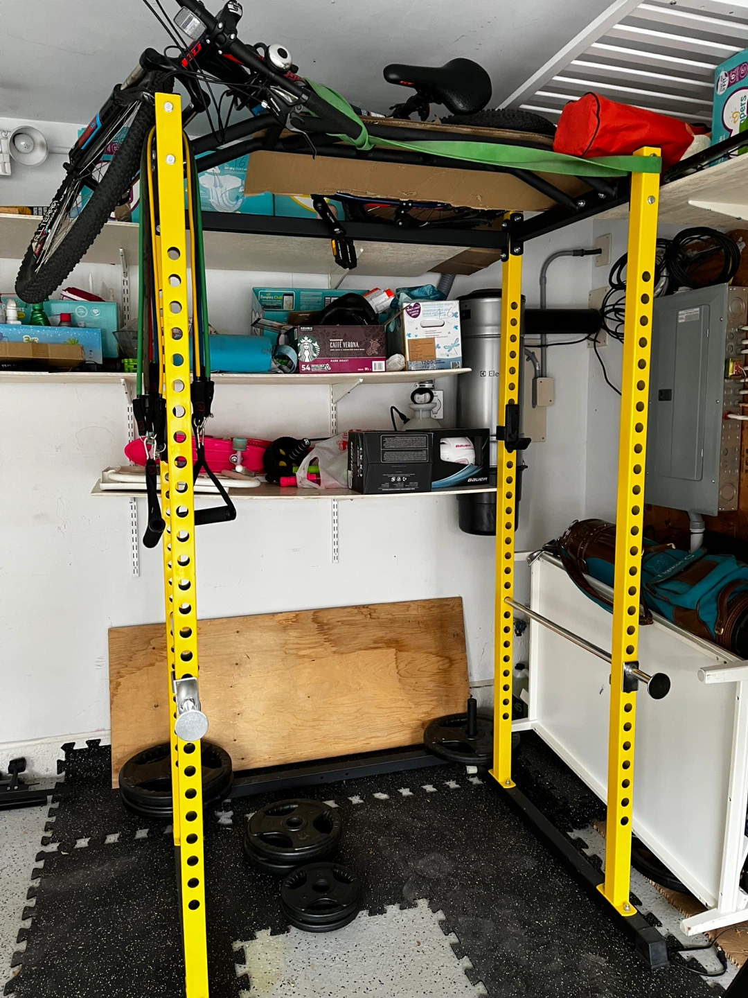 Yellow Power Rack Cage - photo 3
