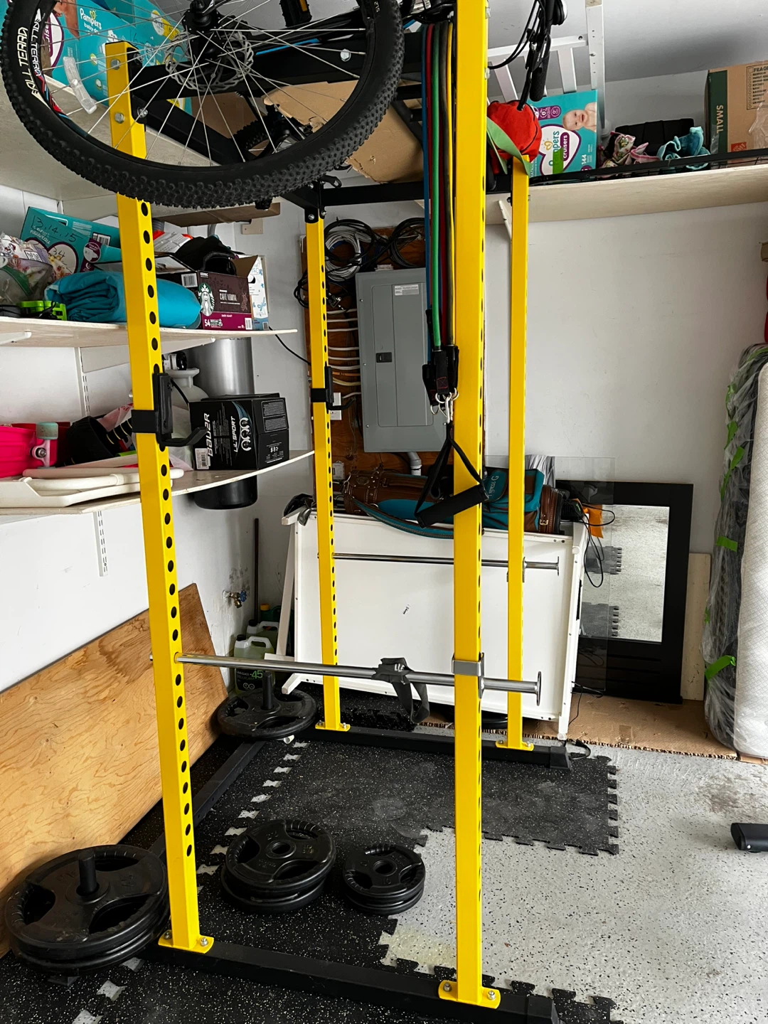 Yellow Power Rack Cage - photo 4