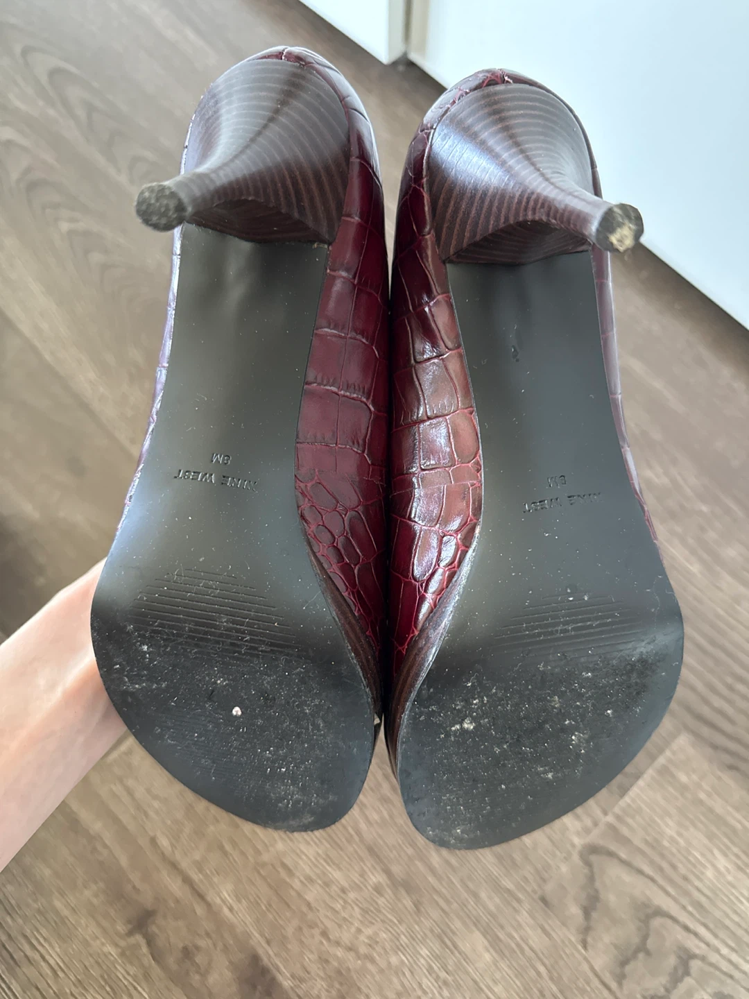 Nine West "Tristano" Peep Toe Heels - Size 8M - photo 5