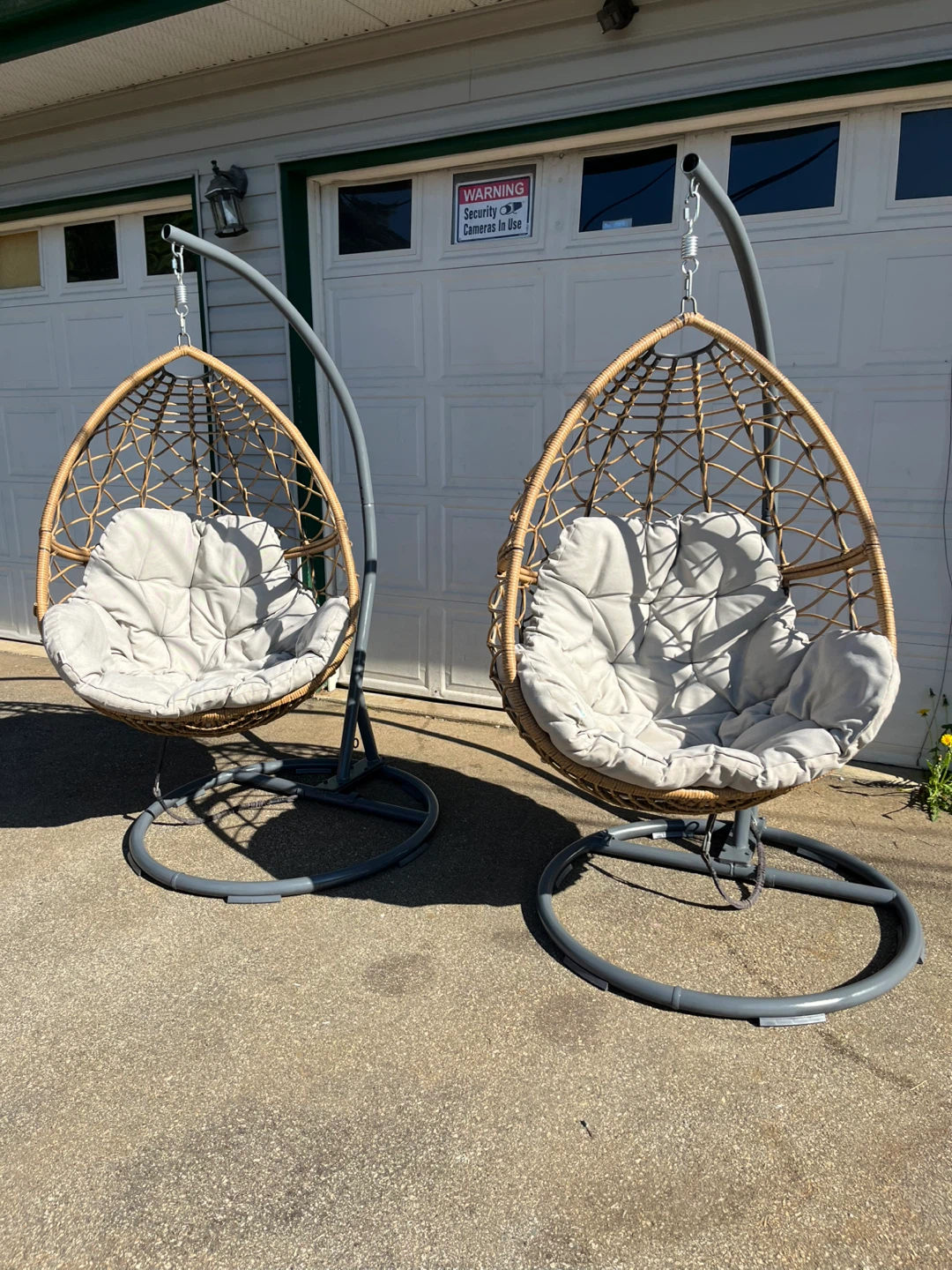 1 CANVAS Outdoor Swing left!!!  $225 Each.
