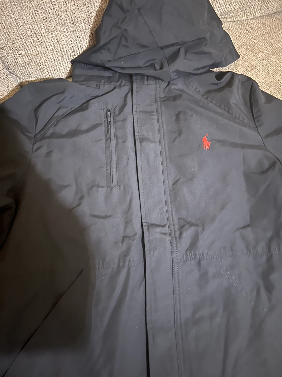 Ralph Lauren Navy Hooded Jacket - photo 3