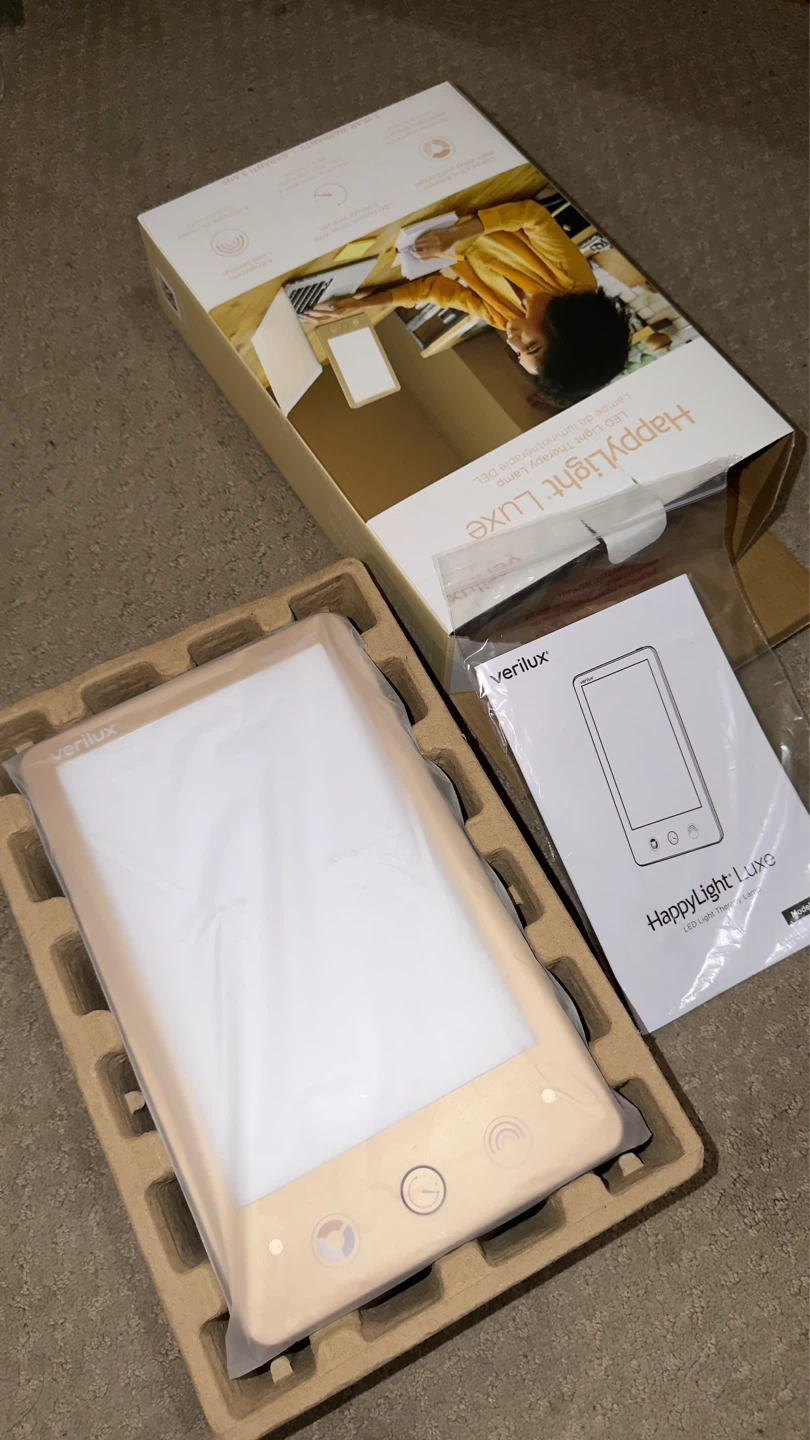 Verilux HappyLight Luxe LED Light Therapy Lamp