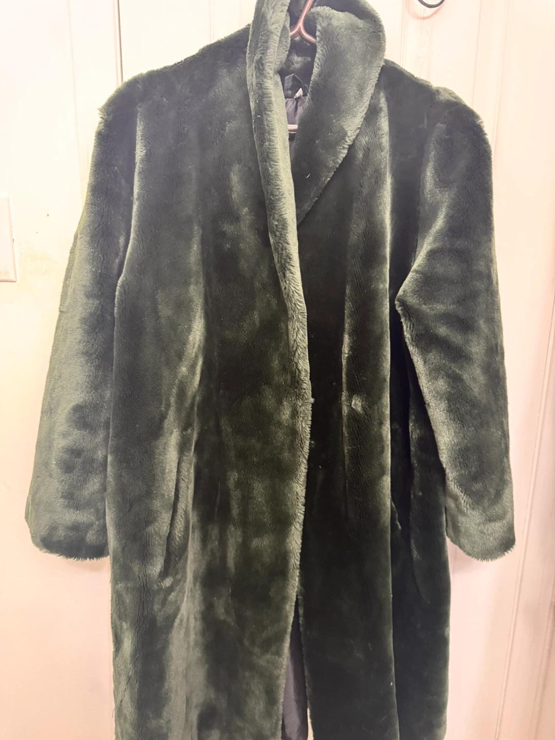 Green Faux Fur Coat - photo 3