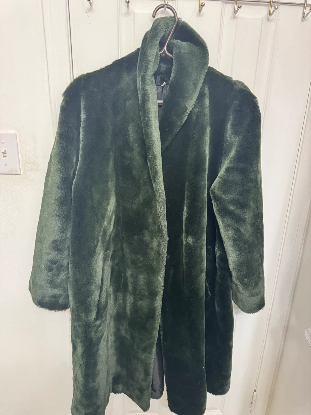 Green Faux Fur Coat - photo 2