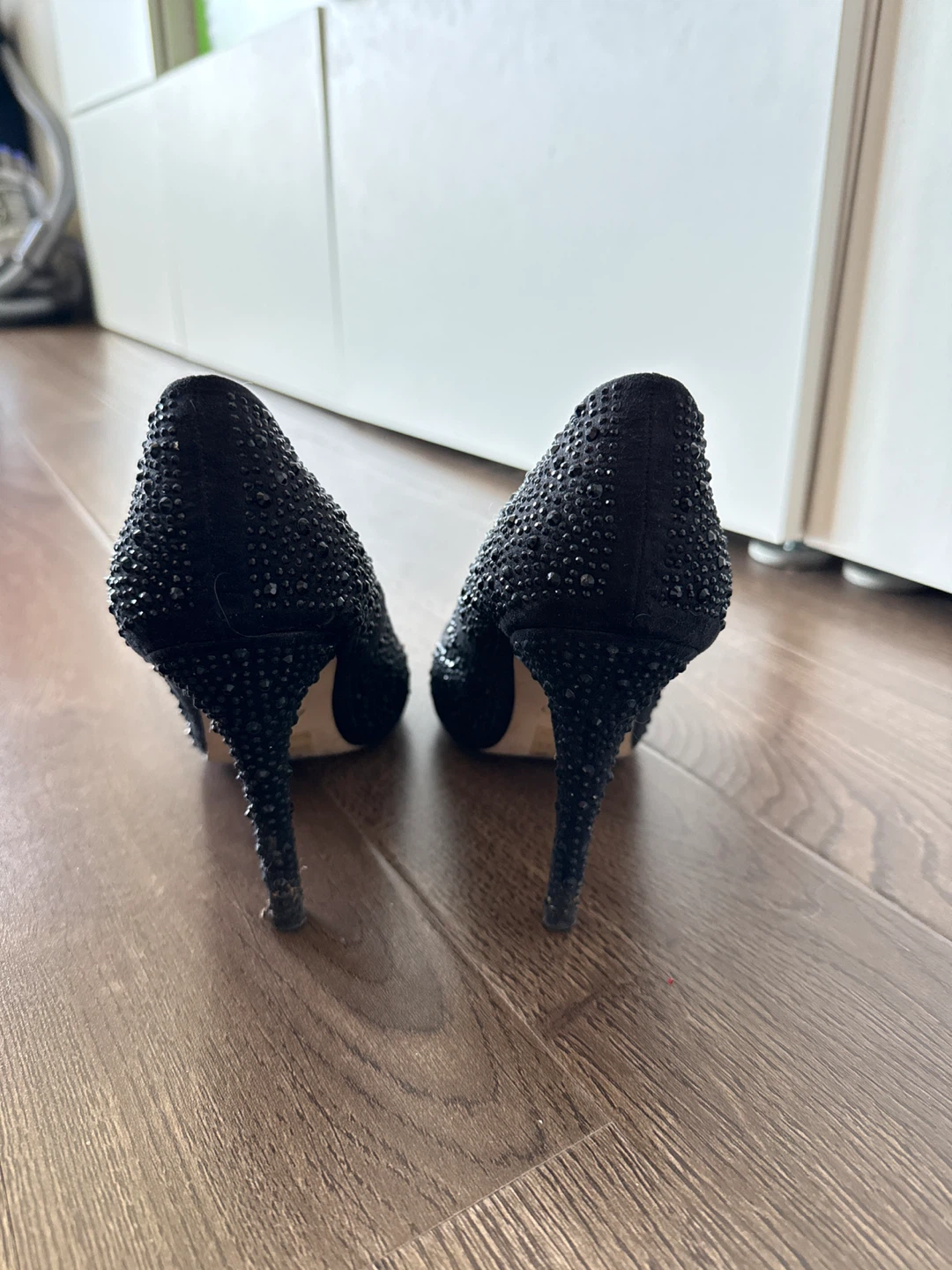 ALDO Women's Black Embellished Heels Size 39 - photo 4