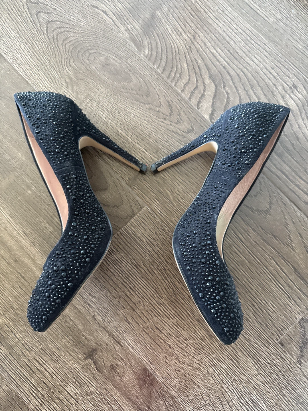 ALDO Women's Black Embellished Heels Size 39 - photo 2