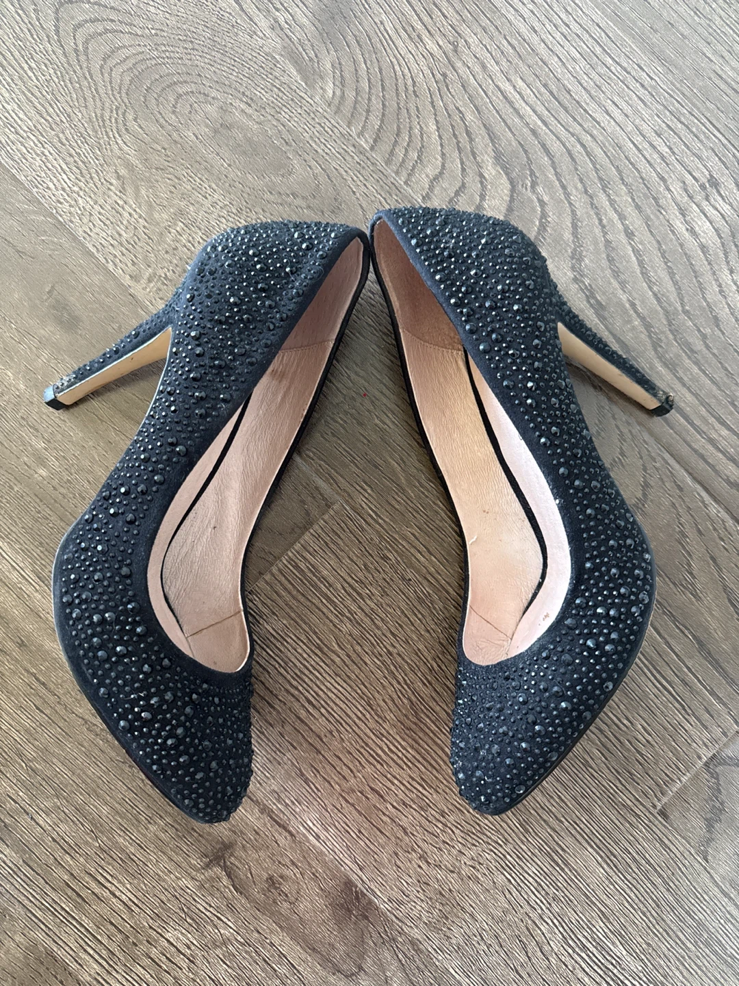 ALDO Women's Black Embellished Heels Size 39 - photo 3