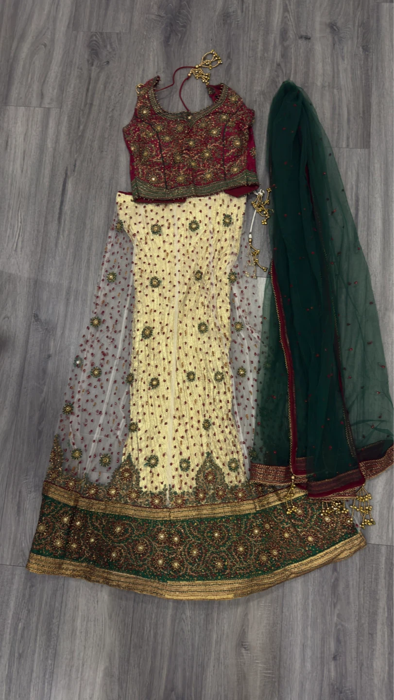 Embellished Lehenga Choli Set with Dupatta