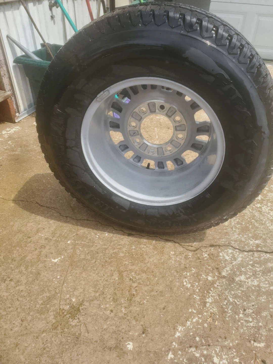 All-Terrain Tire with Silver Rim - photo 4