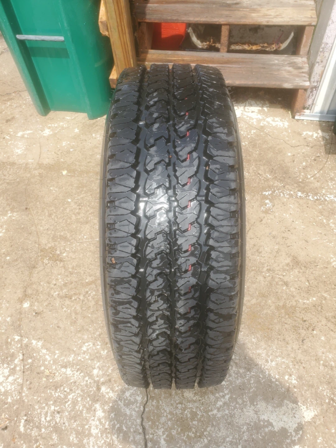 All-Terrain Tire with Silver Rim - photo 2