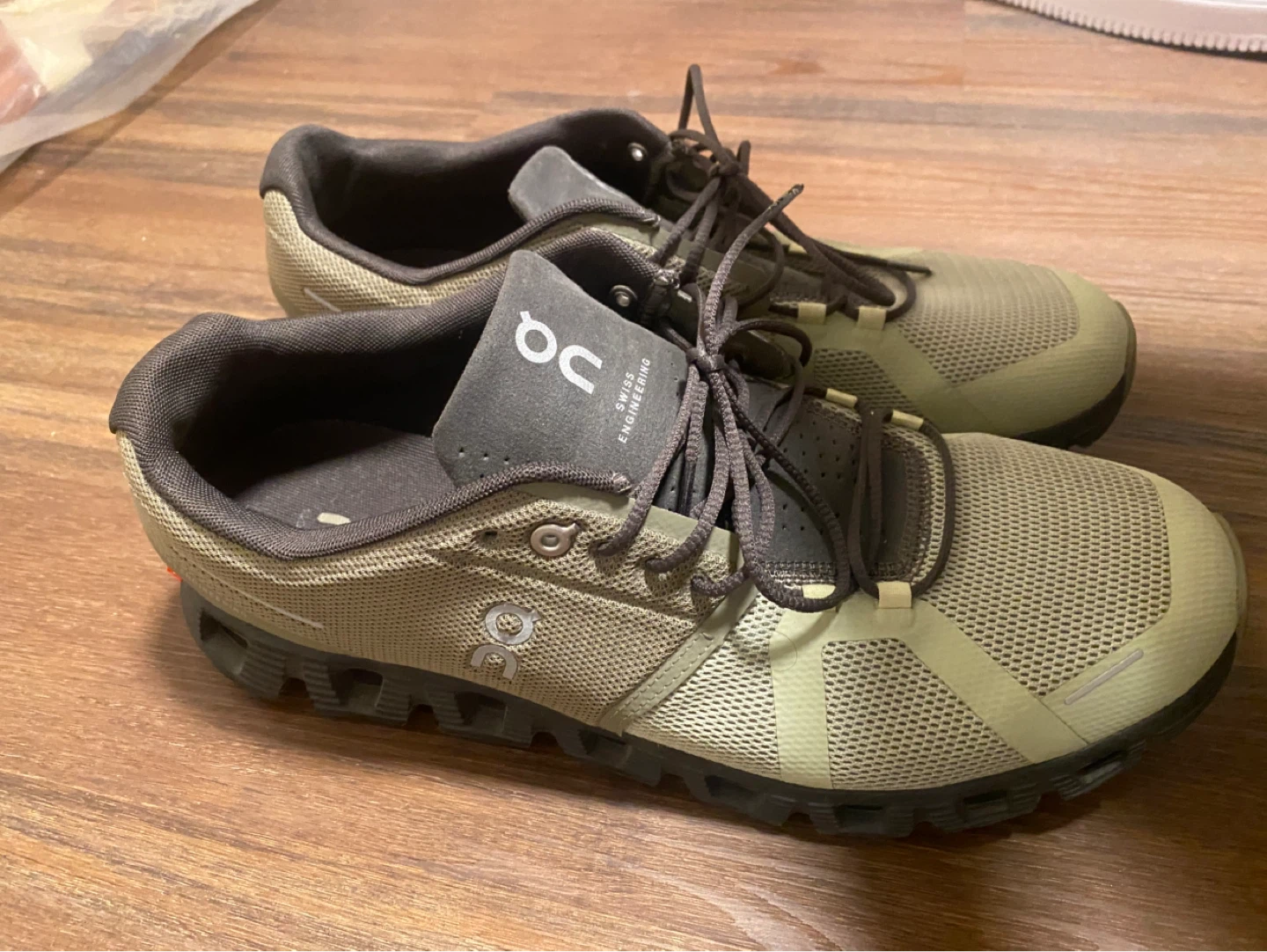 On Cloud Running Shoes - Olive Green - photo 3