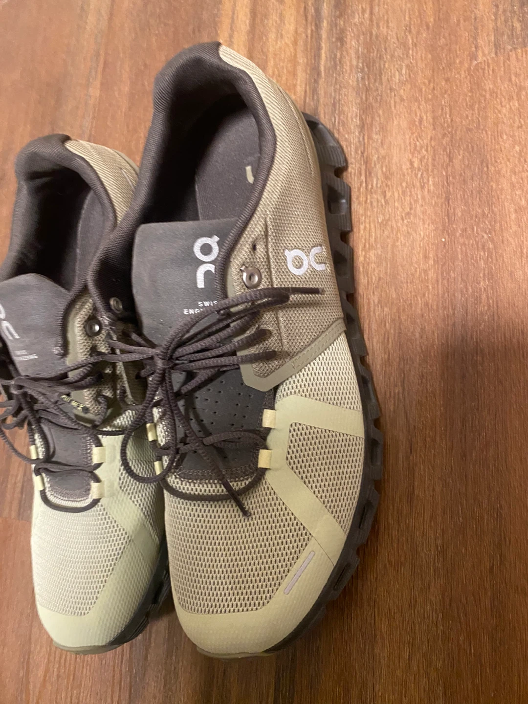 On Cloud Running Shoes - Olive Green - photo 2