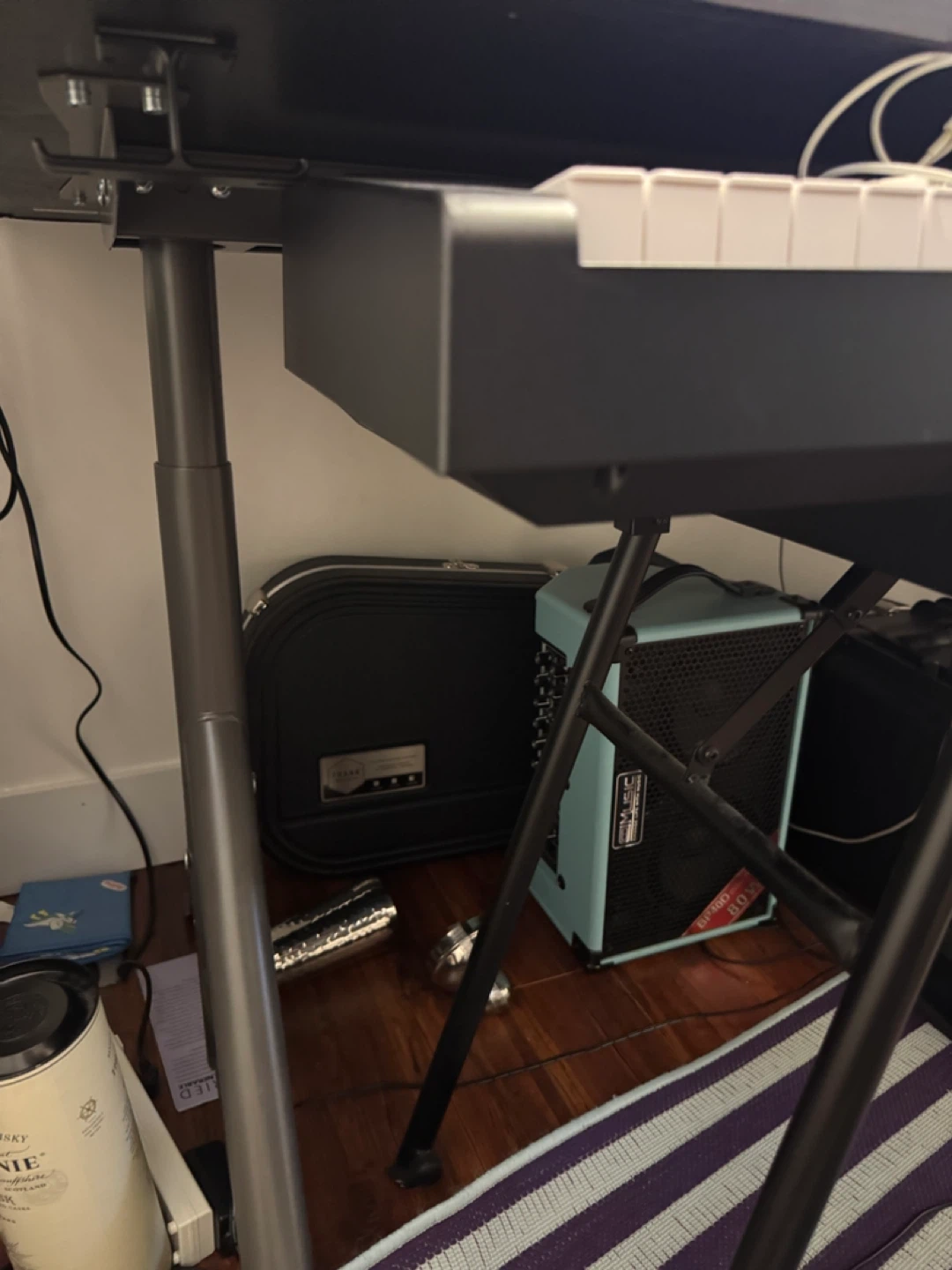 IKEA IDÅSEN Desk, Black/Dark Grey - photo 2