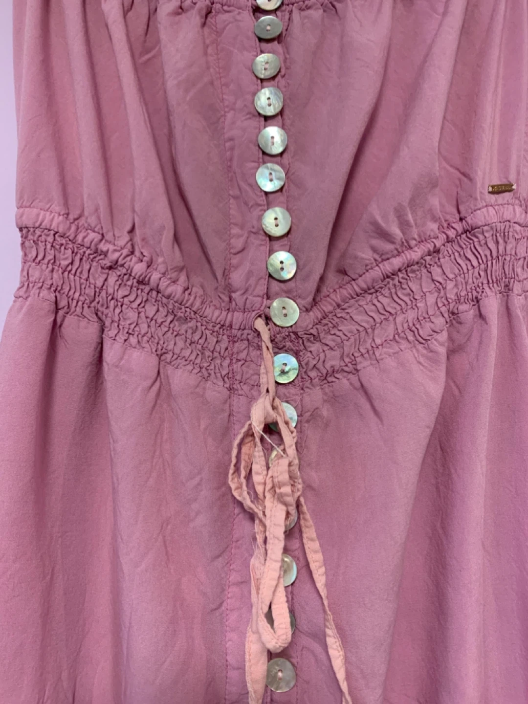 Guess Strapless Maxi Dress with Tie-Dye Detail - photo 2