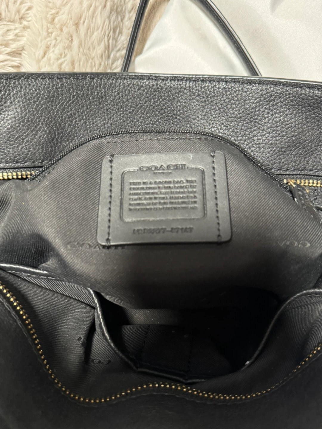 Coach Pebble Leather Tote Bag - photo 2