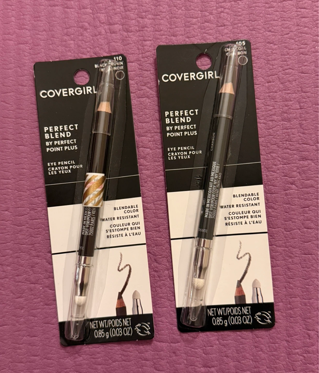 Covergirl Perfect Blend Eye Pencil - Black Brown & Charcoal