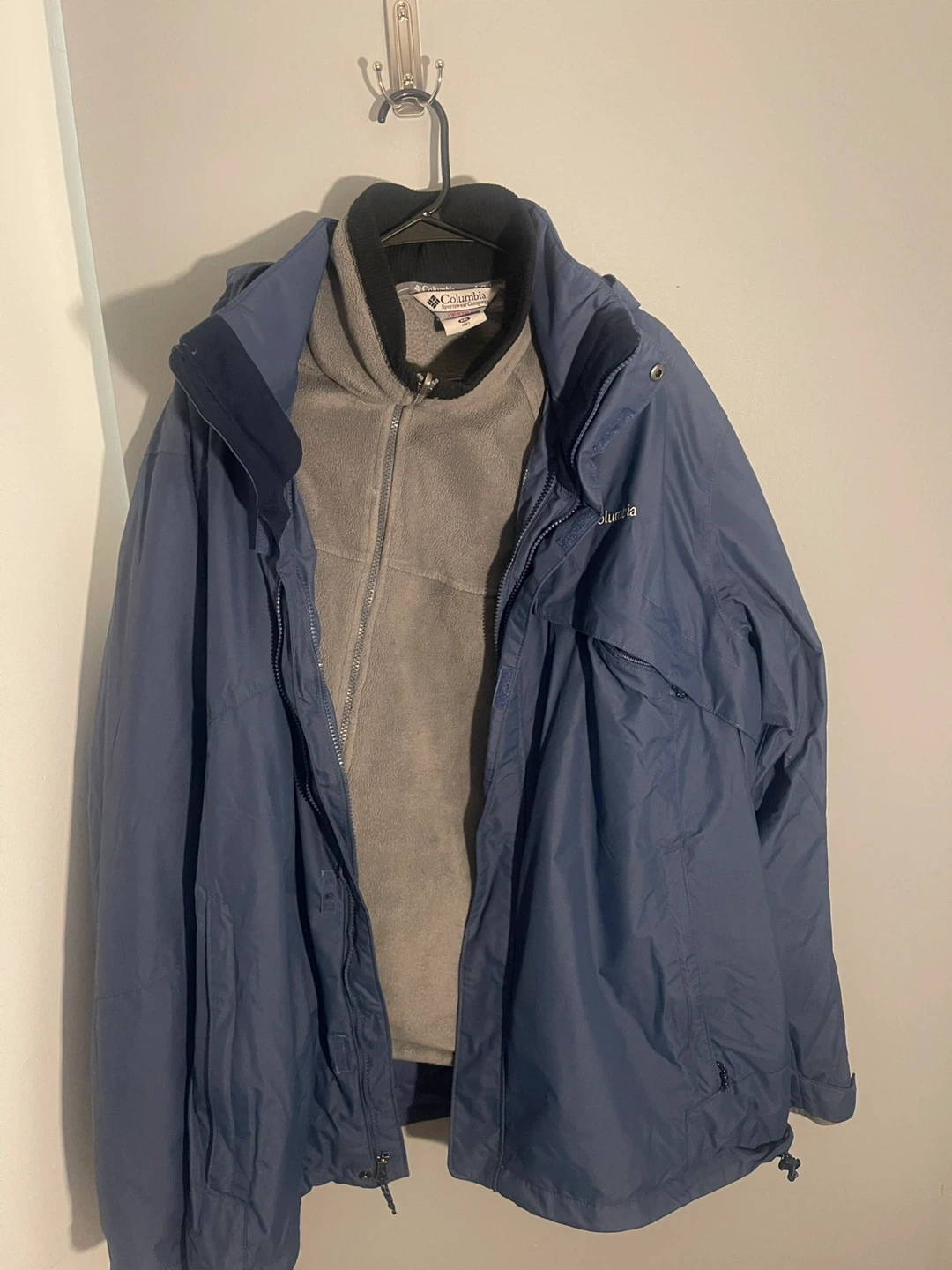 Columbia 3-in-1 Jacket - Blue/Grey - photo 3