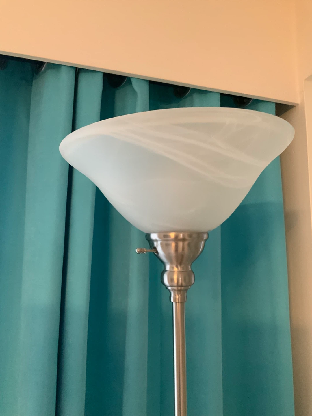 Two Torchiere Floor Lamps with Reading Lights - photo 2