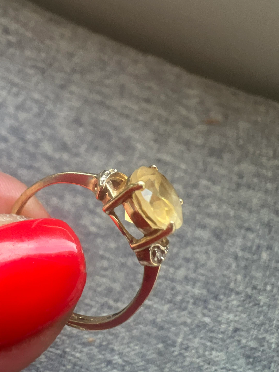 14k Citrine and Multi-Gemstone Ring and Earrings Set - photo 5