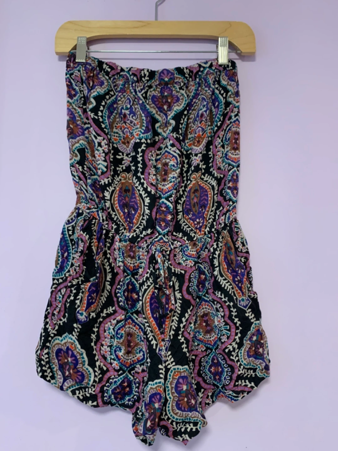 Strapless Paisley Romper - photo 2