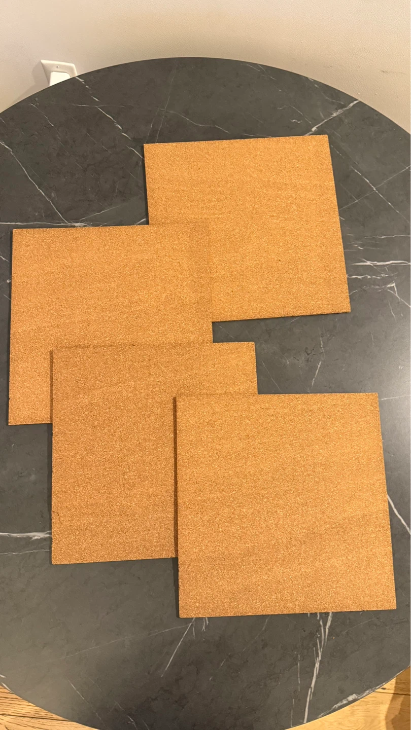 Set of 4 Square Cork Pieces