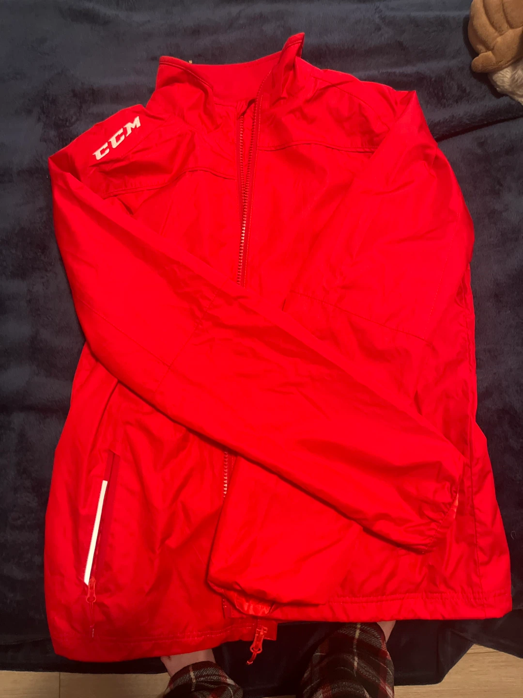 CCM Red Track Jacket