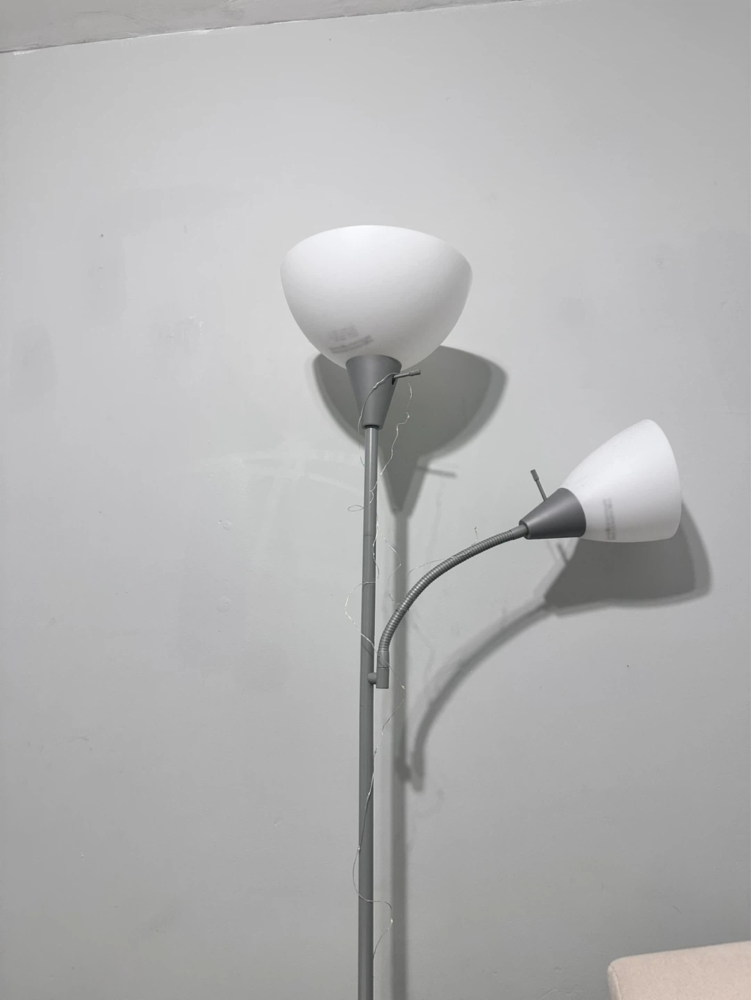 Floor Lamp with Dual Lights